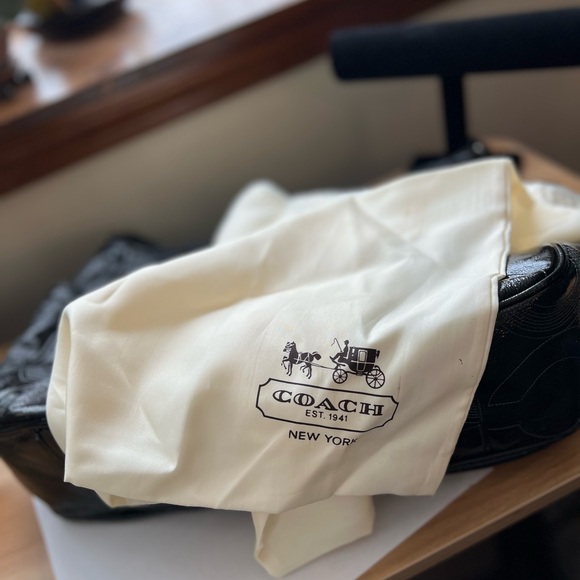 COACH Diaper Bag w / Dust Bag & Changing Mat!! Vintage!!(Rare!!) - Picture 6 of 12